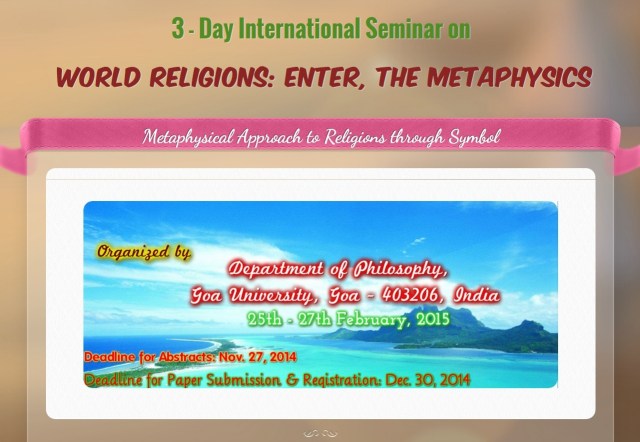 World Religions - Enter The Metaphysics